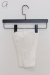 Marc Le Bihan 10-meter silk shrink elastic stretch tube top 26917 series France MLB-26917-BAI White